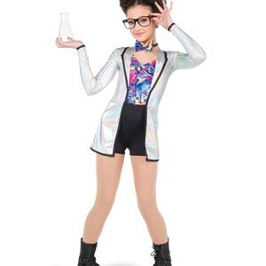 Kids Holographic Scientist Costume